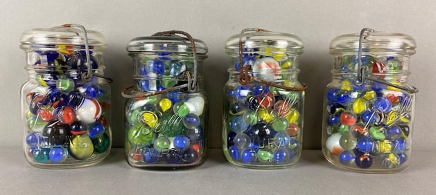 Group of Assorted Marbles