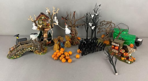 Group of Halloween Department 56 Accessories