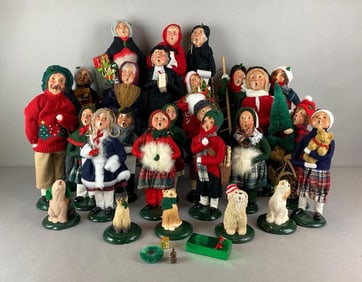 Group of 22 Byers Choice Christmas Carolers and More
