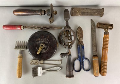 Group of 11 Assorted Vintage Tools