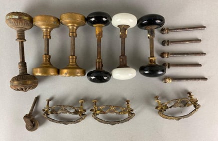 Group of Antique Door Items