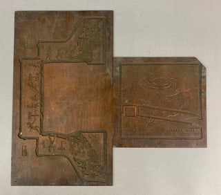 2 Copper Printing Plates