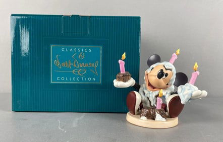 Walt Disney Classics Collection Happy Birthday Mickey Statue