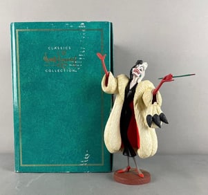 Walt Disney Classics Collection Animators Choice Cruella De Vil Statue