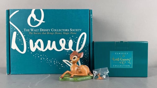Walt Disney Classics Collection The Young Prince Bambi Statue and Pin