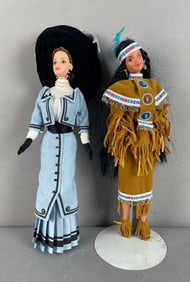 Group of 2 Mattel Barbie Fashion Dolls