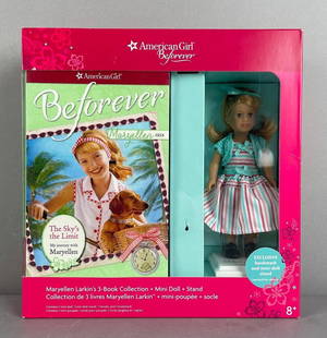 American Girl Beforever Maryellen Mini Doll and Book Set: Original packaging measures 10 1/2 x 10 x 3 inches