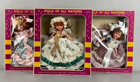 Group of Vintage Duchess Dolls of all Nations