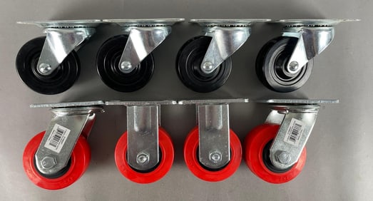 2 Sets of 4 Casters