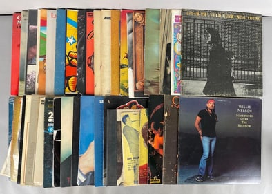 Group of Classic Rock Vinyl Records and More