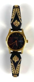 Citizen Watch Co. 10K Gold Trim Quartz Wristwatch
