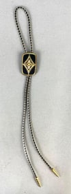 10K Gold Trim Black Hills Gold Bolo Tie