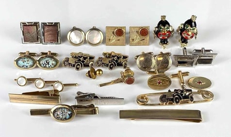 Group of Men’s Cufflinks and More