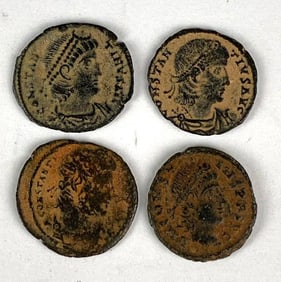 Group of 4 Ancient Roman Coins