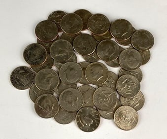 Group of 40 Kennedy Half Dollars