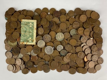 Large Group of Assorted Currency