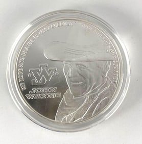 2024 John Wayne 1 oz .999 Fine Silver Commemorative Round