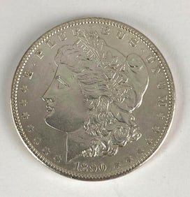 1890 US $1 Morgan Silver Dollar