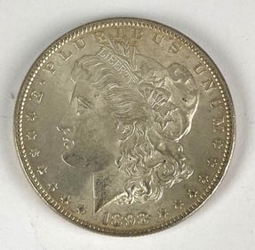 1898 US $1 Morgan Silver Dollar