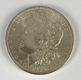 1896 US $1 Morgan Silver Dollar