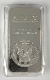 APMEX Eagle 10 oz .999 Fine Silver Ingot/ Bar