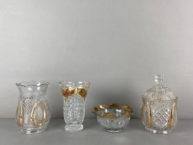 Group of 4 EAPG Golf Flash Items