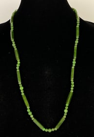 Beaded Nephrite/Jade Necklace