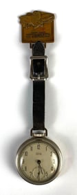 Westclox Big Ben Open-Face Pocket Watch with Caterpillar Watch Fob