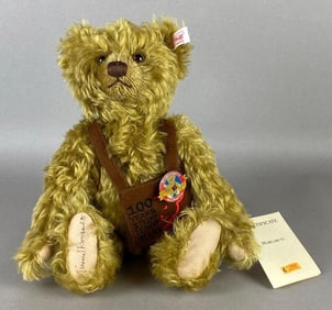 Signed Steiff 100 Years of Teddy Bears Margarette Plush Bear