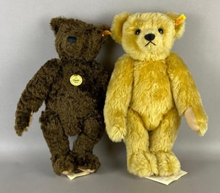 Group of 2 Steiff Classic Teddy Bears