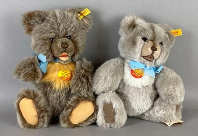 Group of 2 Steiff Zotty Teddy Bear Plushes