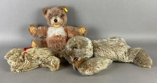 Group of 3 Steiff Teddy Bears