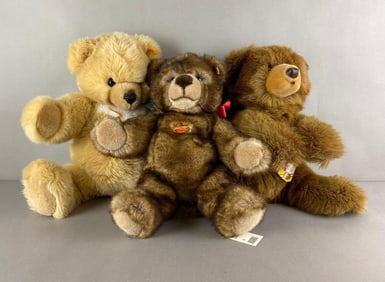 Group of 3 Steiff Molly Teddy Bears