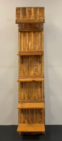 Wood Toboggan Shelf