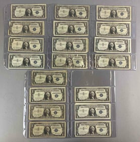 Group of 37 1957 $1 US Silver Certificates
