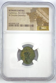 NGC Certified Ancient Roman Empire Gallienus Coin
