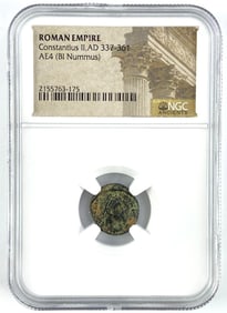 NGC Certified Ancient Roman Empire Constantine II Coin