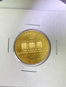 2022 Austrian 500 Schilling Philharmonic 1/4oz .999 Fine Gold Coin