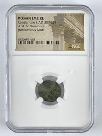 NGC Certified Ancient Roman Empire Constantine I Coin
