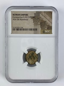 NGC Certified Ancient Roman Empire Constantine II Coin