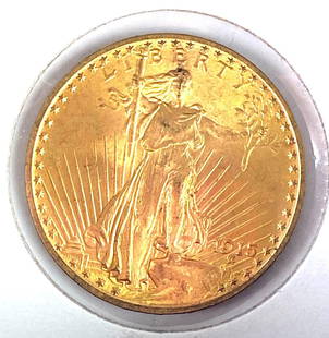 1915 US $20 St Gaudens Gold: 1915 US $20 St Gaudens Gold