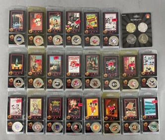Group of Disney Decade Coins