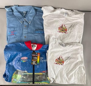 Group of Signed NASCAR Shirts