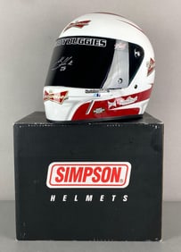 Simpson Kevin Harvick Signed Nascar Display Helmet