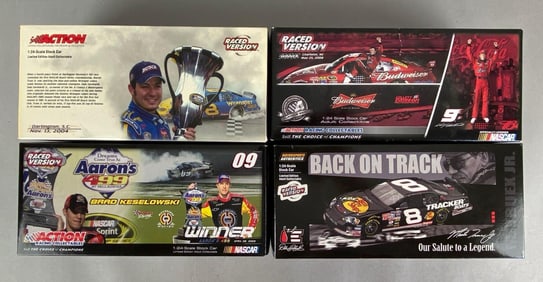 Group of 4 Action Limited Edition Nascar Die-Cast Stock Cars