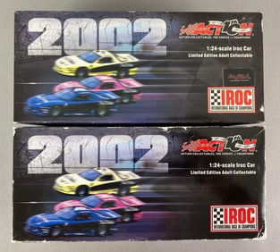 Group of 2 Action IROC Dale Earnhardt and Jr 1999 Firebird Xtreme