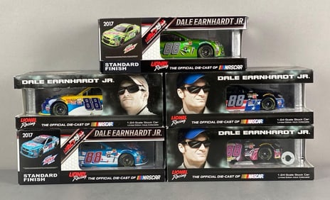 Group of 5 Action Limited Edition Dale Earnhardt JR NASCAR Stock Cars