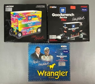 Group of 3 Action Nascar Dale Earnhardt NASCAR Pit Wagons