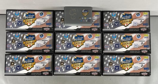 Group of Limited Edition RCCA Motorsports Authentics American Heroes Die-Cast Racecars
