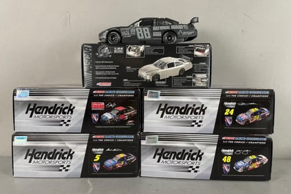 Group of Action Hendricks Motorsports Die-Cast Cars